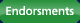 Endorsments